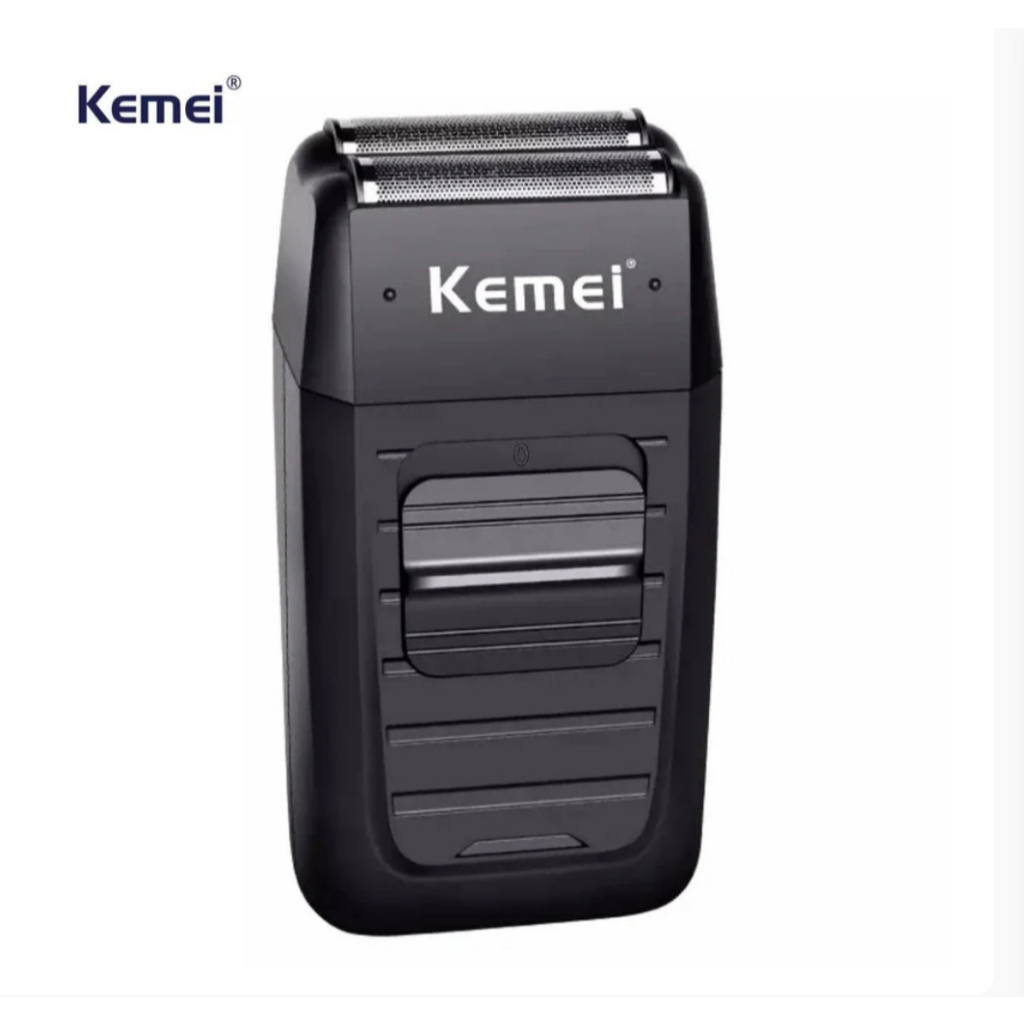 Barbeador eletrico profissional Kemei KM-1102 Portatil sem fio Bivolt em Oferta na Shopee