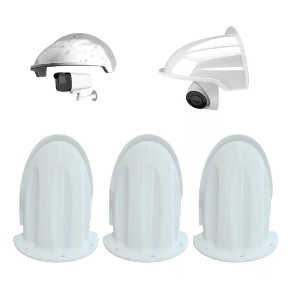 Kit Protetor Câmera Segurança Dome Proteção Resistente Chuva em Oferta na Shopee