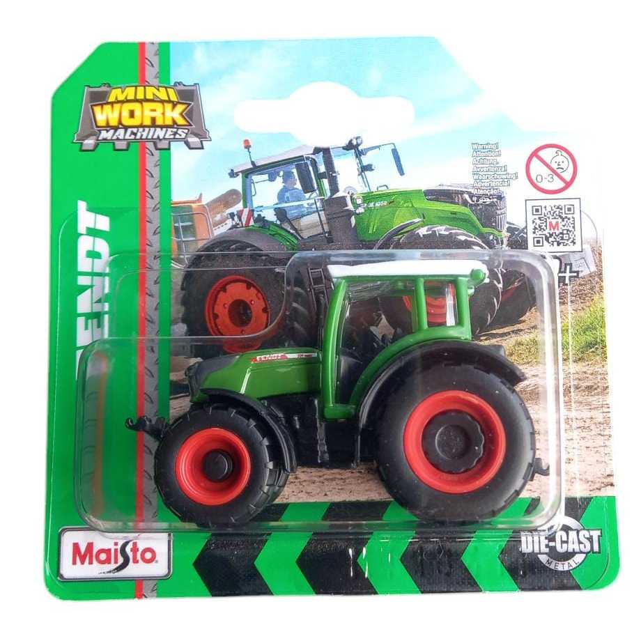 Miniatura TRATOR AGRÍCOLA FENDIT 209 - Escala: 1:64 - MAISTO