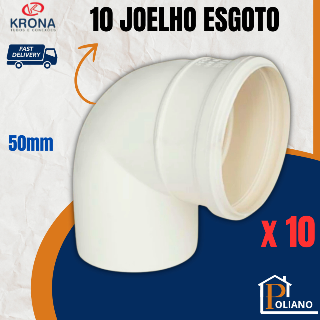 Cotovelo Pvc 50mm: Onde Comprar | BuscaProdutos
