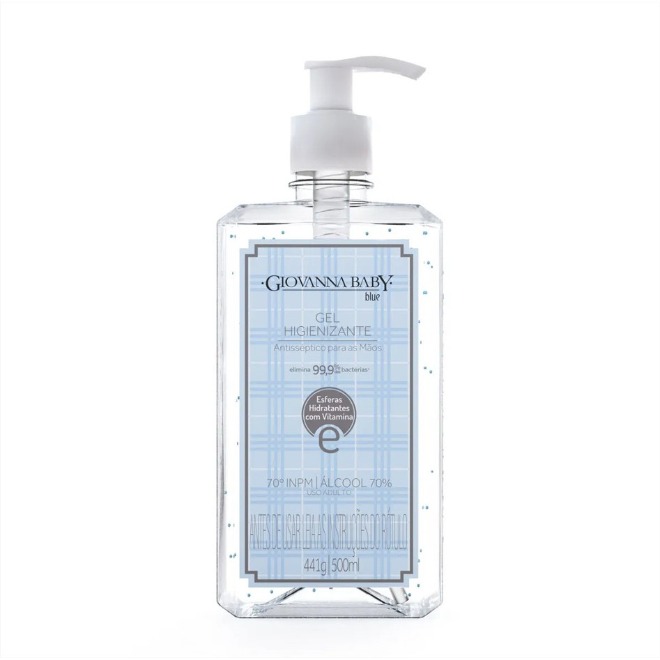Álcool Em Gel Higienizante Blue Giovanna Baby