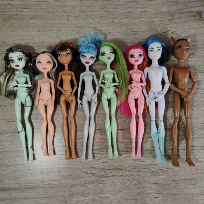 Bonecas Monster High Ghoulia Clawd Draculaura Elissabat Gigi Tywla para Restauro Sucatas - Ler Descrição
