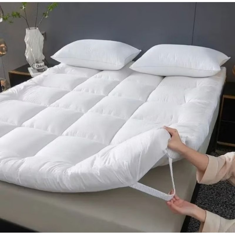 Pillow top cama solteiro box protetor de colchão macio 400 FIOS toque macio.