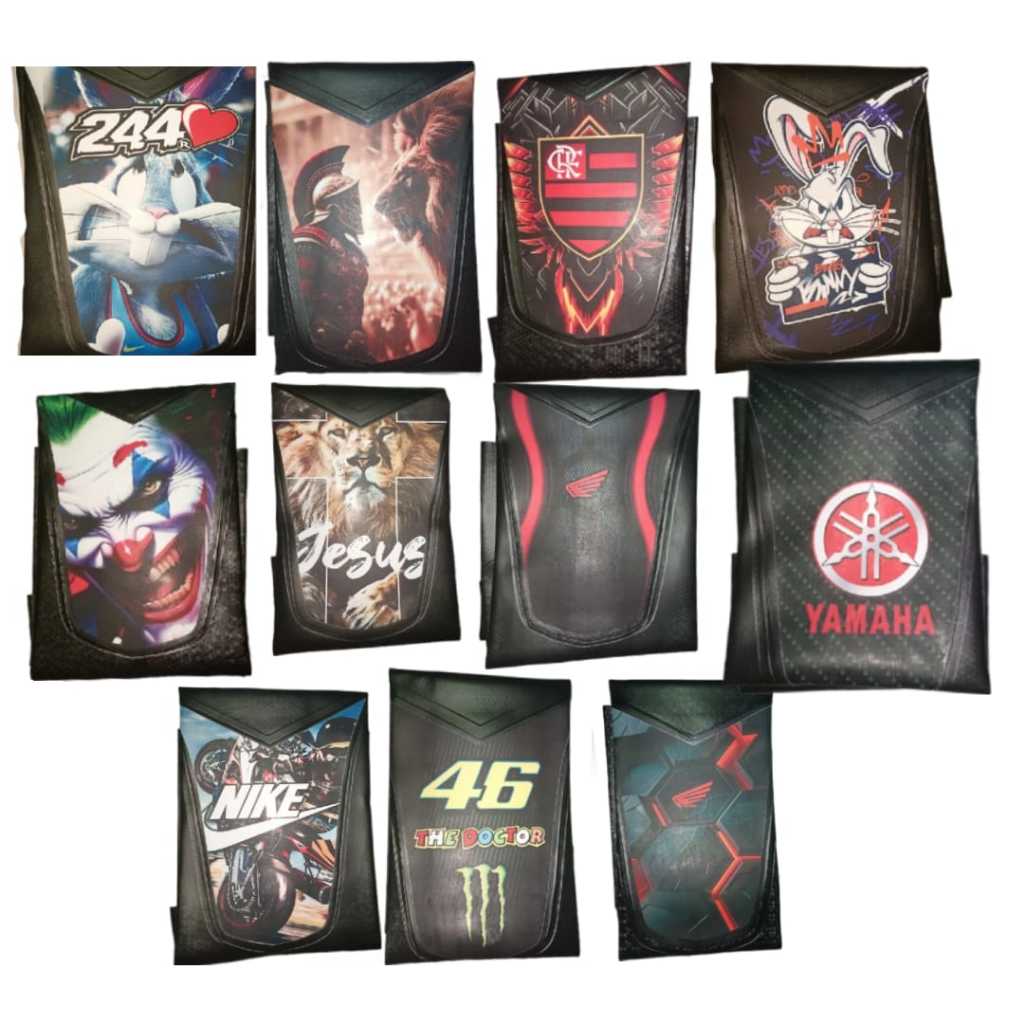 Capa de Banco para Moto Esportiva Honda Cg Titan Fan 125 150 160 Persolanizada Print  / Time em Oferta na Shopee