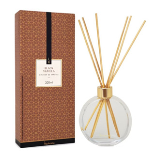 Difusor Aromatizador De Varetas Black Vanilla Via Aroma 200ml Cheirinho para Casa em Oferta na Shopee