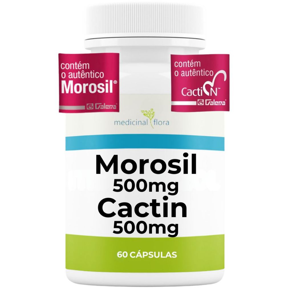 Cactin 500mg + Laranja M 60 Cápsulas - Com Selo de Autenticidade