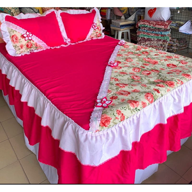 Jogo De cama Casal Xadrez E Estampado 2.40m X 2.60m