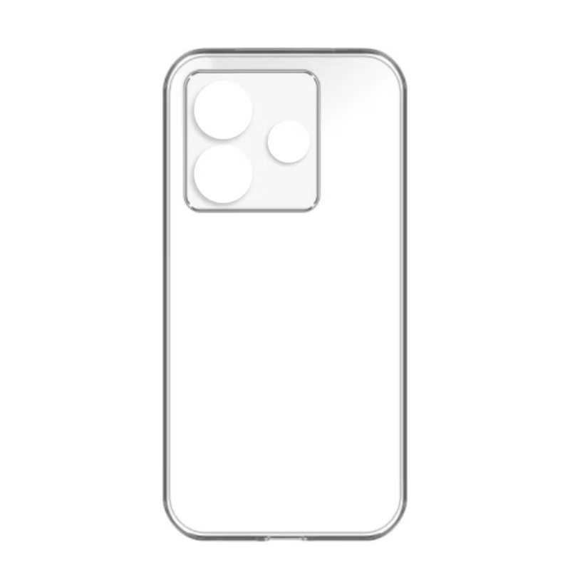 Kit 2X1 Xiaomi Redmi Note 14 5G -Película Frontal Ceramica 3D + Capa Transparente TPU Silicone