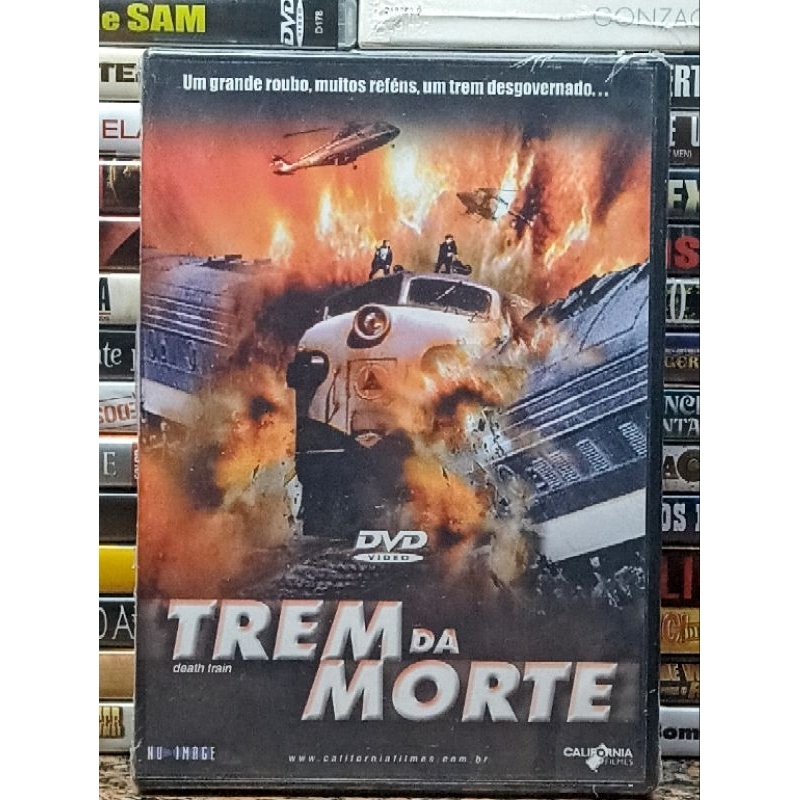 Dvd Trem Da Morte - Edição ORIGINAL Califórnia Filmes - Bryan Genesse - Ação Suspense - Novo Lacrado