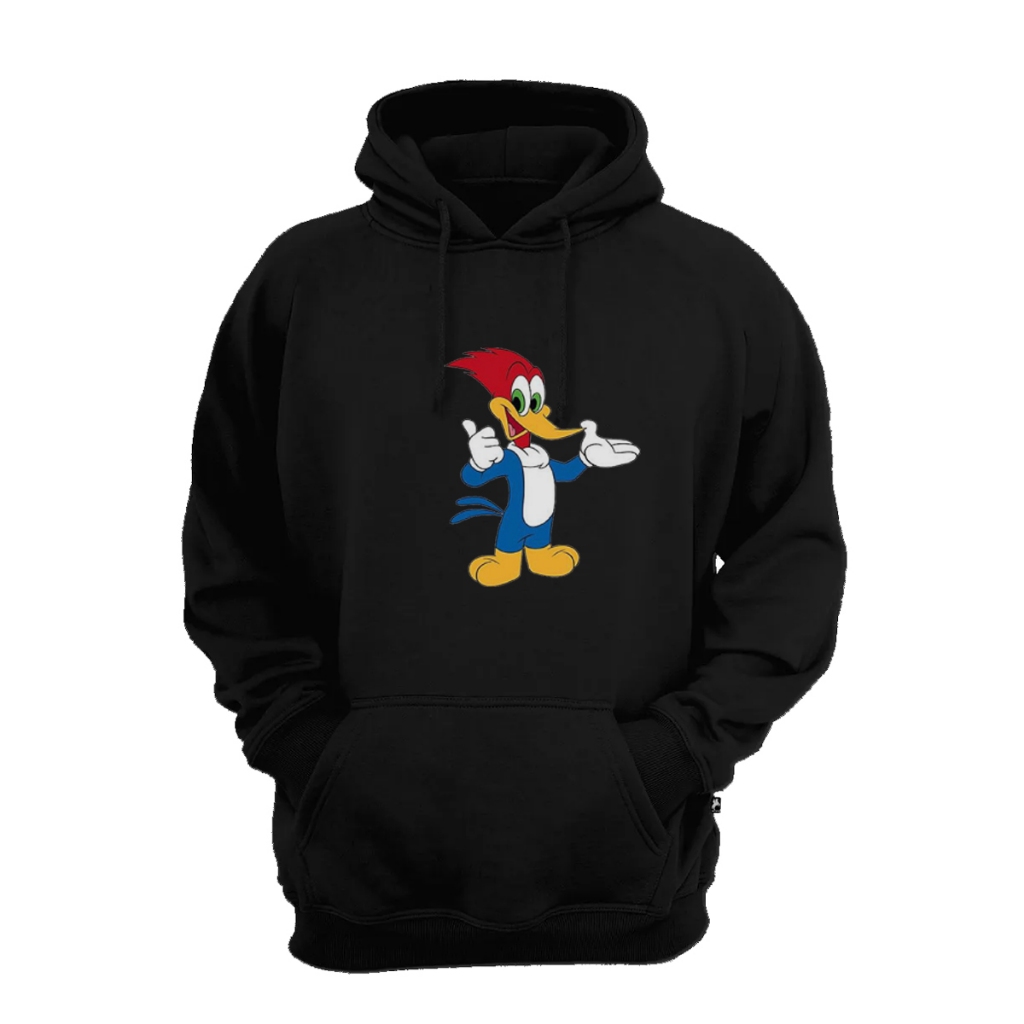 Moletom Canguru Blusa Personagem Pica Pau 100% Algodão Frio Promoção IMPERDIVEL