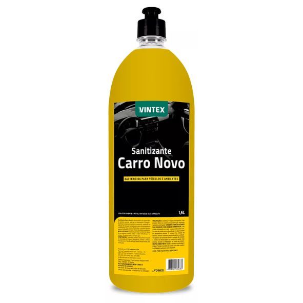 Aromatizante Sanitizante Cheirinho Carro Novo Vintex 1,5l