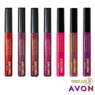 Batom Líquido Matte Glitter Effect Avon Power Stay - 7ml