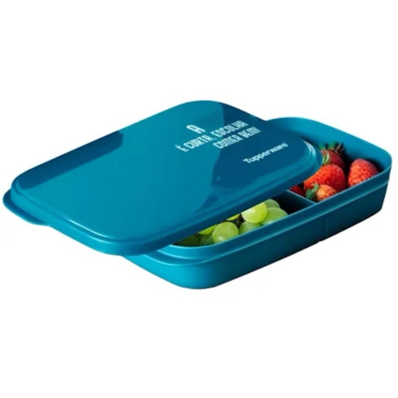 Tupperware* Basic Line Slim 590ml Com Divisória