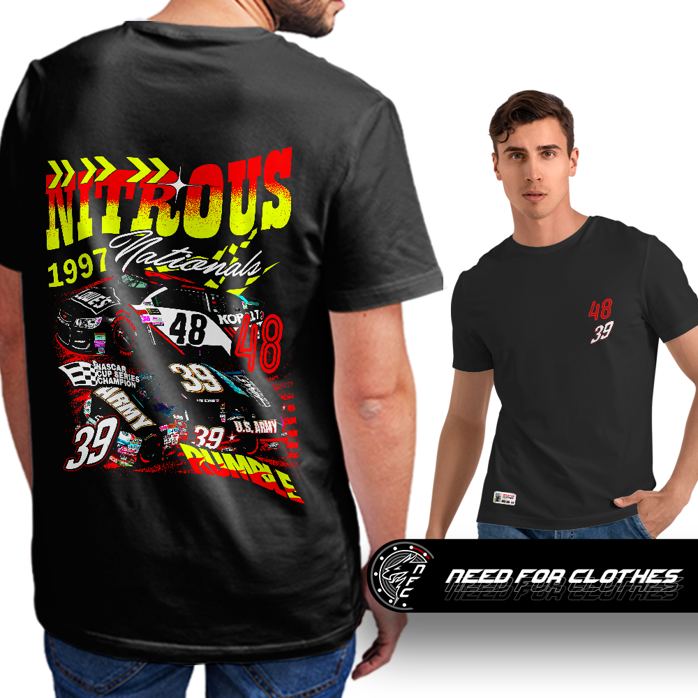 Camiseta NASCAR Nitrous Nationals 1997, Stock Car, Cup Series Champion