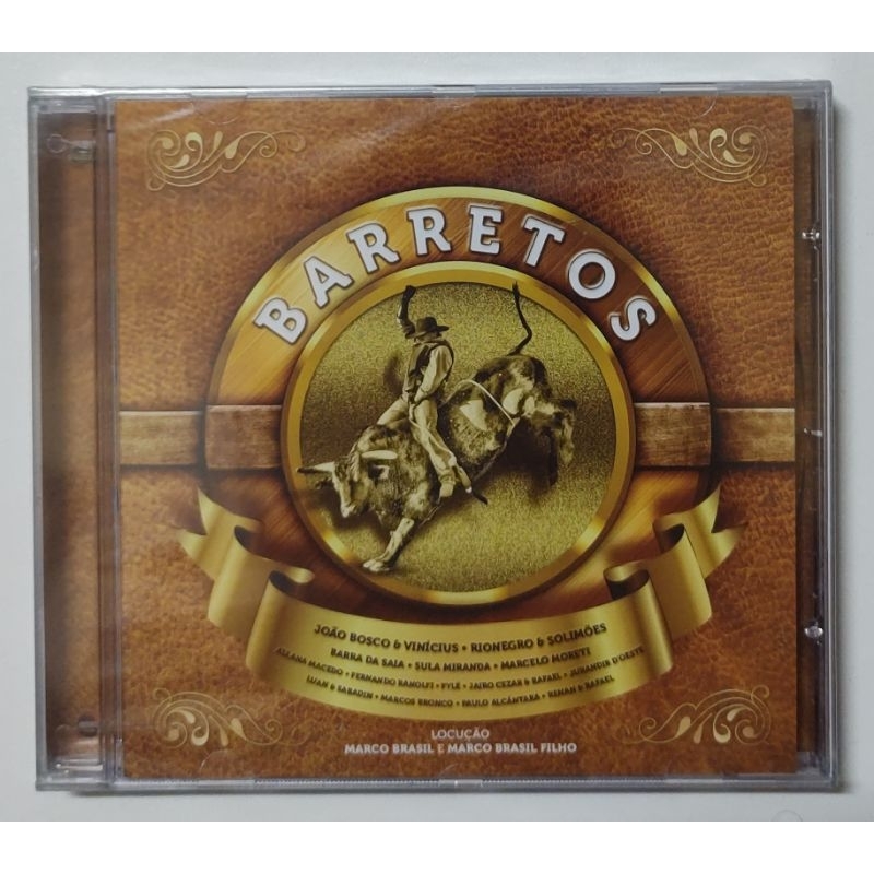 CD - BARRETOS - JOÃO BOSCO & VINÍCIUS, RIONEGRO & SOLIMÕES, BARRA DA SAIA, SULA MIRANDA E OUTROS...