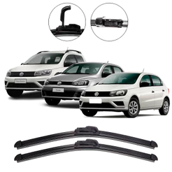 Par Palheta Limpador Parabrisa Gol Saveiro Voyage G7 G8 2013 a 2022