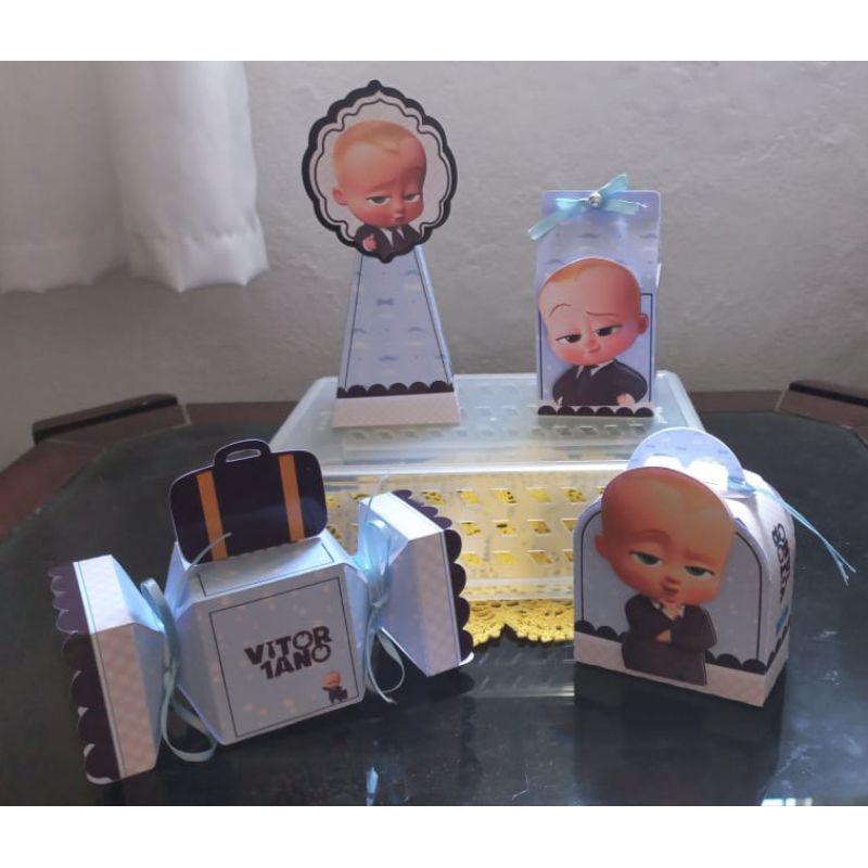 Pegue e Monte - kits Festa Poderoso Chefinho -  Lembrancinhas Personalizadas Poderoso Chefinho - Papelaria Personalizada