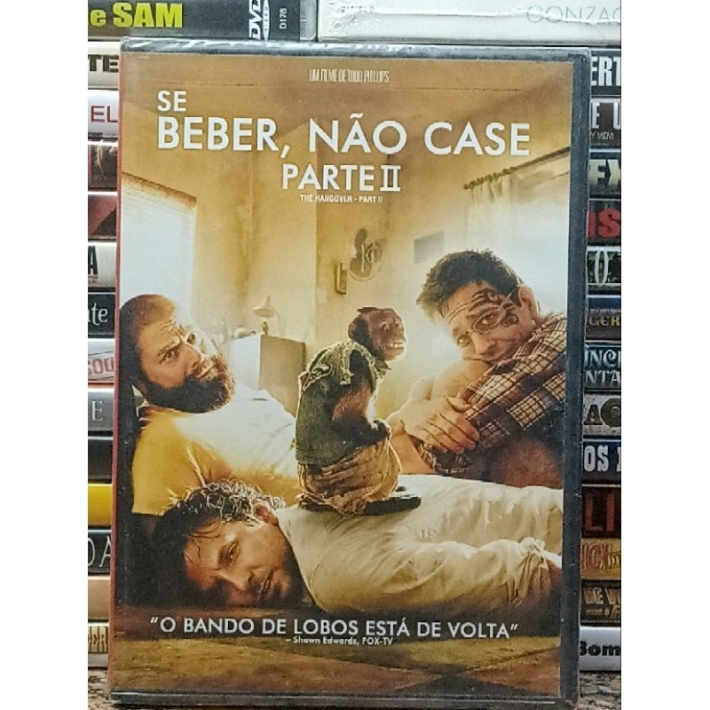 DVD Se Beber, Não Case 2 - Edição ORIGINAL - Bradley Cooper / Mike Tyson - Comédia Novo Lacrado