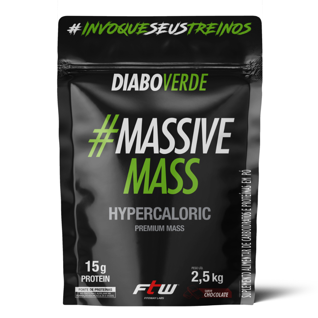 Detalhes do Diabo Verde Massive Mass Hipercalórico 2,5kg
