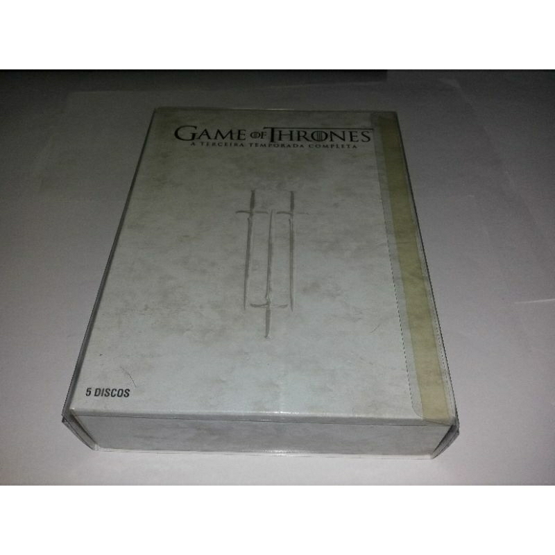 Box 05 Dvds - Game of Thrones - 3° Temporada - 2013 - Luva