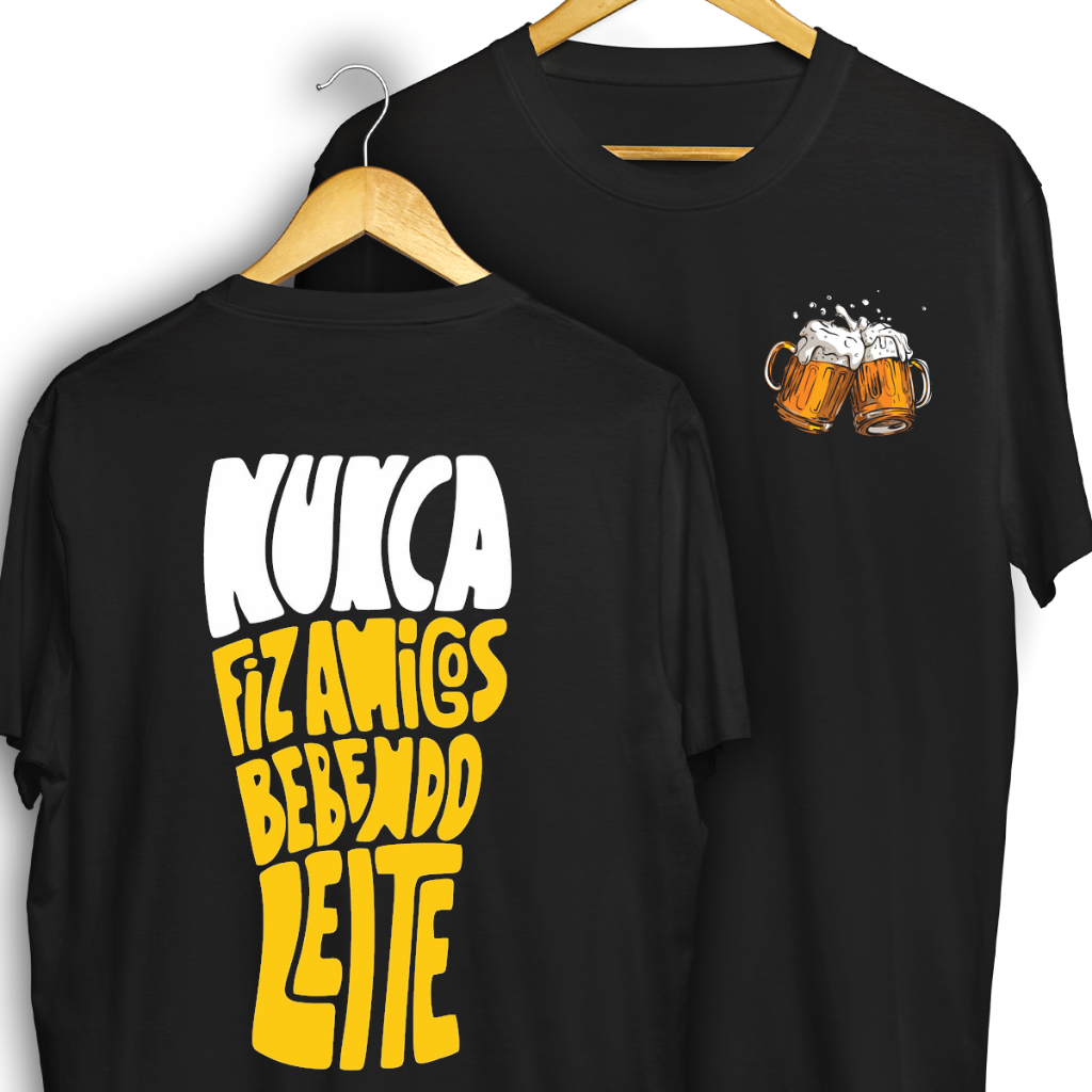 Camiseta Frases Cerveja Camisa Personalizada Blusa 100% Algodão
