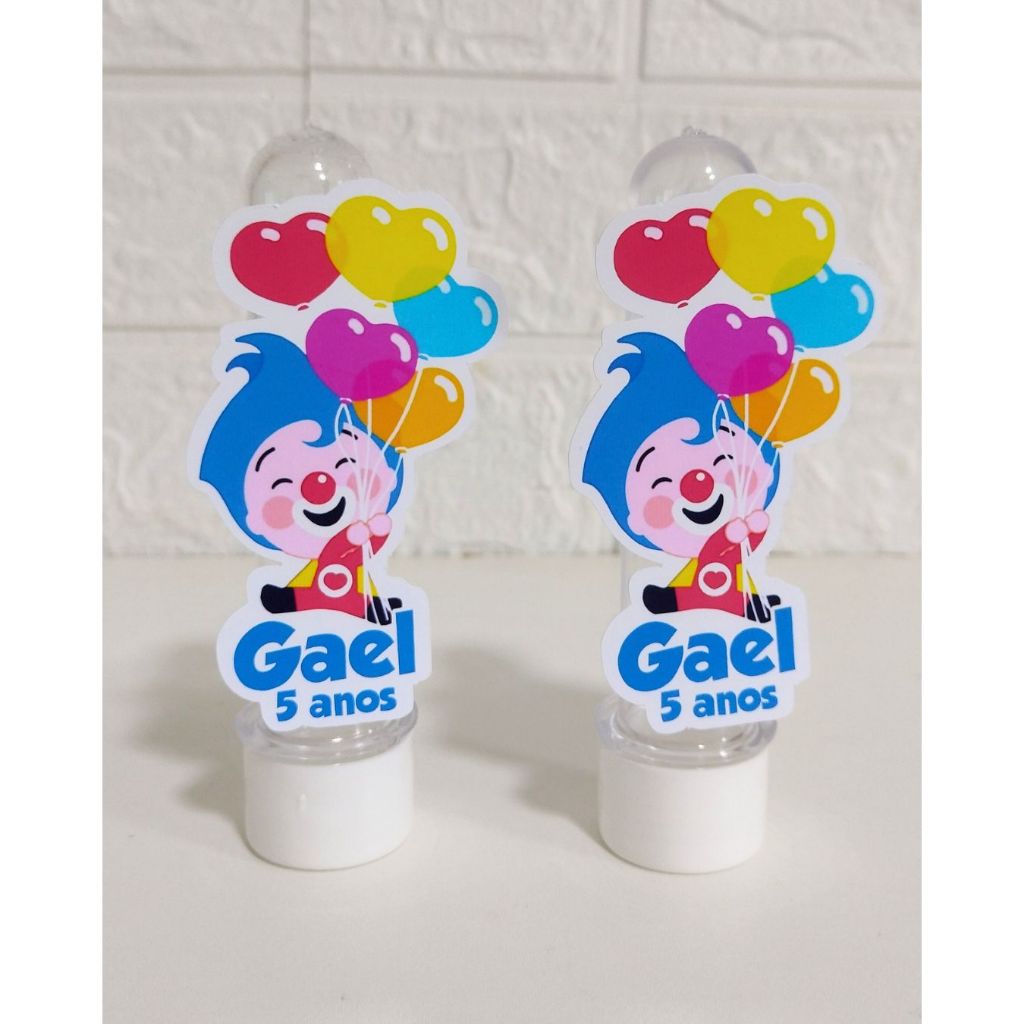 Apliques para Tubetes Herói do Coração ( Palhaço Plim Plim) - festa infantil - lembrancinhas personalizadas-lembrancinha