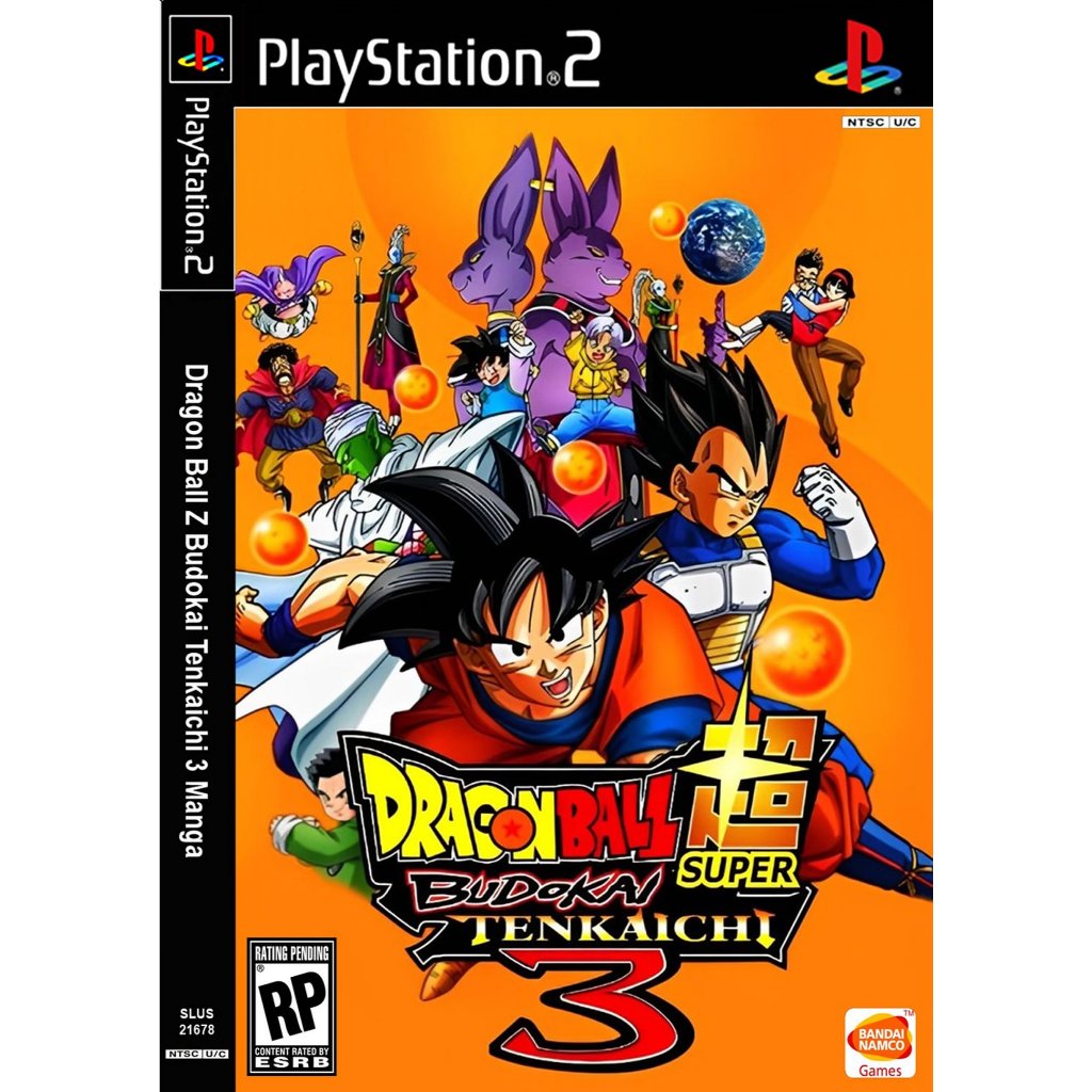 Dragon Ball Z Budokai Tenkaichi 3 Manga Full Color - Ps2