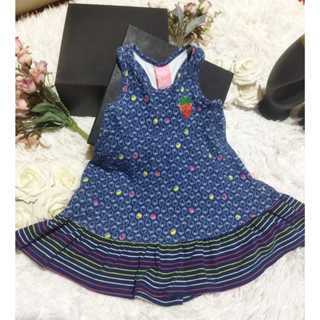 Vestido Bebê Feminino, Modelo Regata, Estampado, Tam: G, (6 A 8 Meses), Marca: Dmbauer