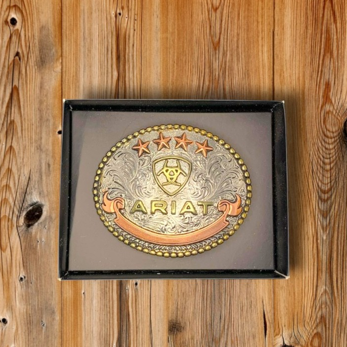 Fivela Unissex Com Caixa Ariat Inclusa em Oferta na Shopee