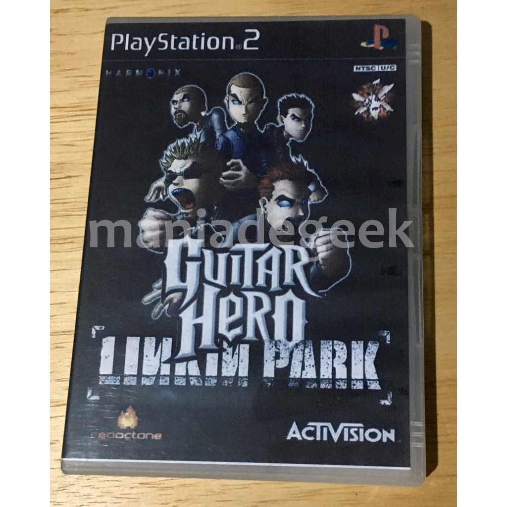 Jogo Guitar Hero Linkin Park para play 2 ps2