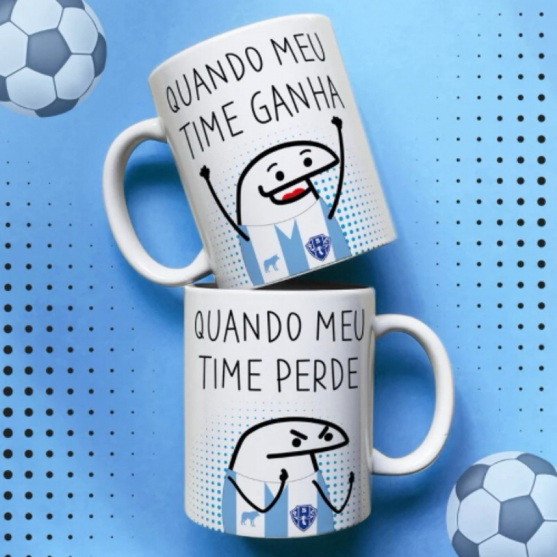 Caneca personalizada Paysandu quando meu time ganha, meu time perde