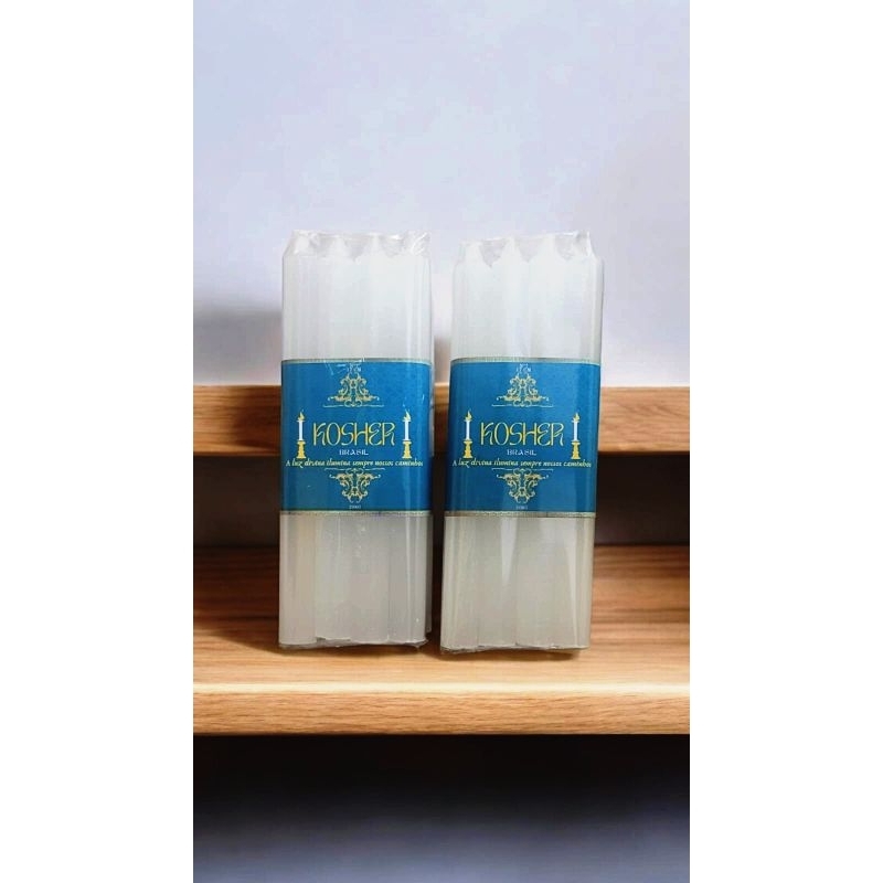 VELA PALITO KOSHER PARA SHABAT E YOM TOV - (MAÇO) - 17cm