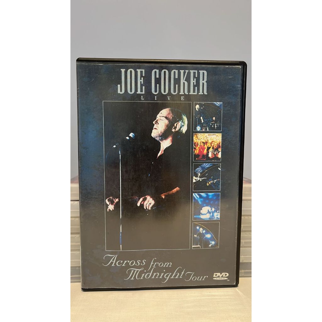 JOE COCKER LIVE - ACROSS FROM MIDNIGHT TOUR - DVD - Original