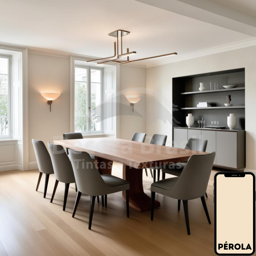 Tinta Látex Cor Perola Premium – Gesso, Madeira, Concreto, Drywall - Alto rendimento