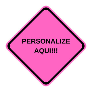 Placa Decorativa "Personalizada" Ecológica