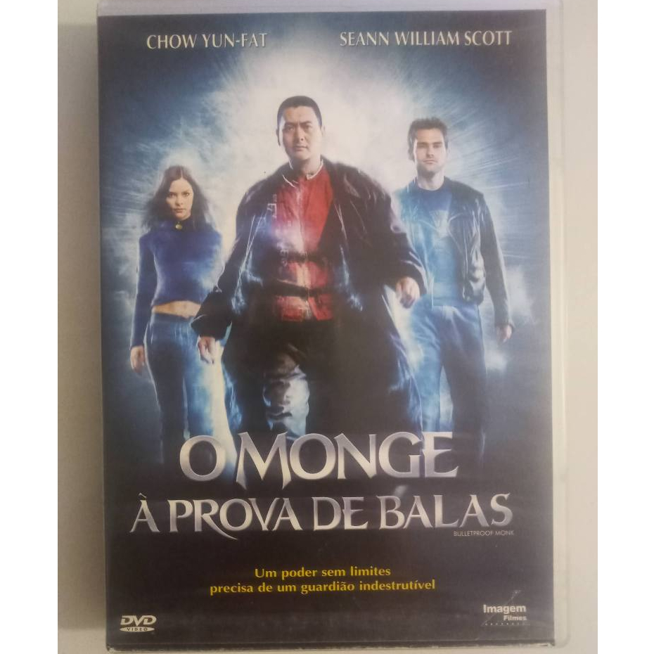 O monge a prova de balas - dvd de locadora