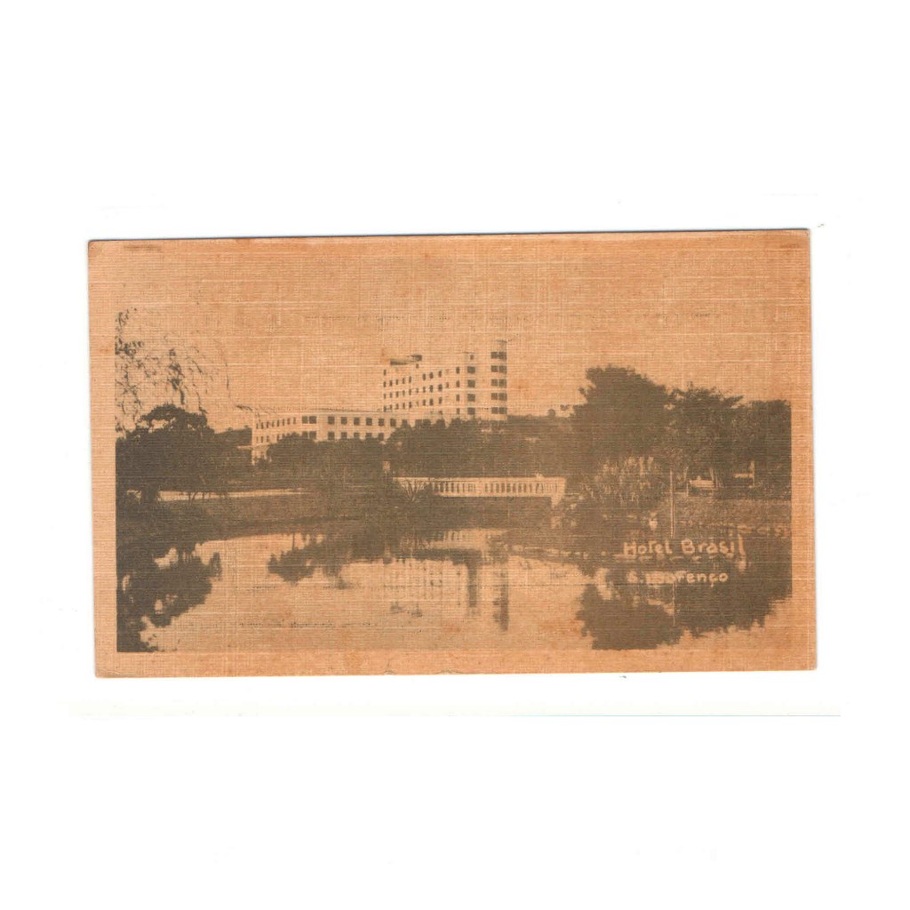 Cartão Postal de São Lourenço - Hotel Brasil - 1953