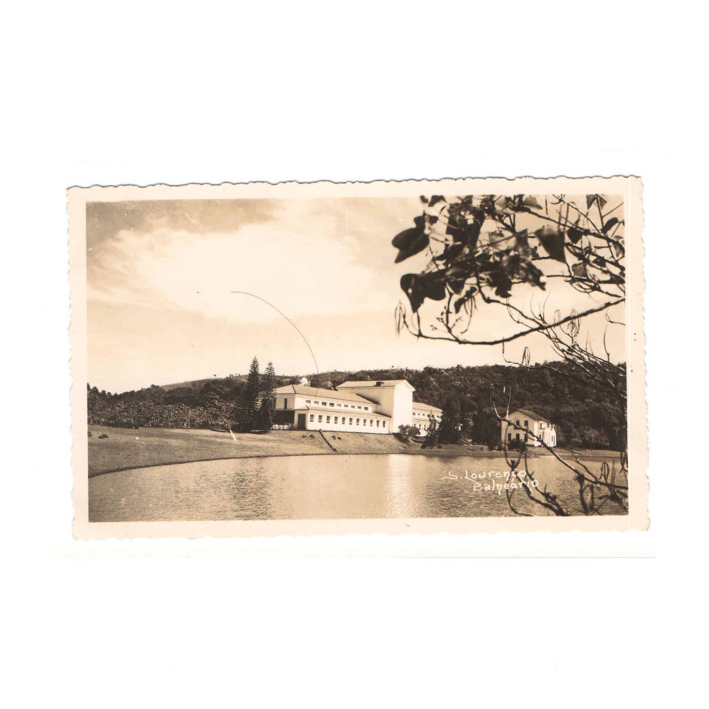 Cartão Postal de São Lourenço - Balneário - 1959