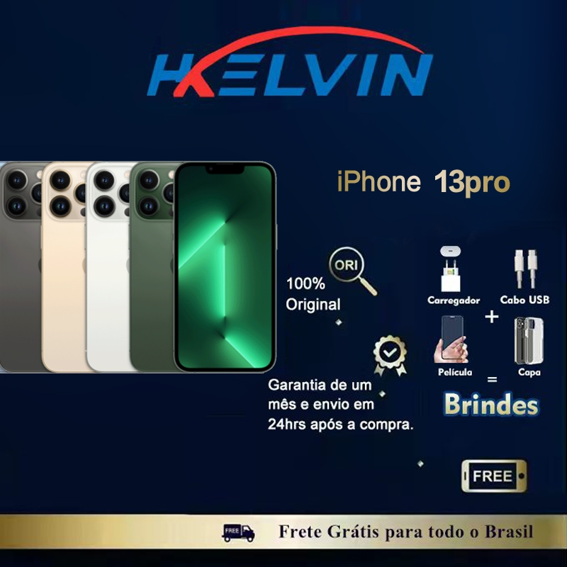 iPhone 13 Pro 128GB ou 256GB Carregador Garantia e Nota Fiscal