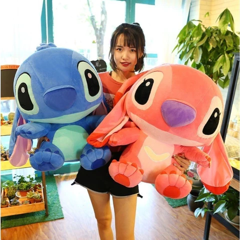 Urso de Pelúcia Gigante Lilo Stitch ou Angel Antialérgico - Brinquedo Criativo