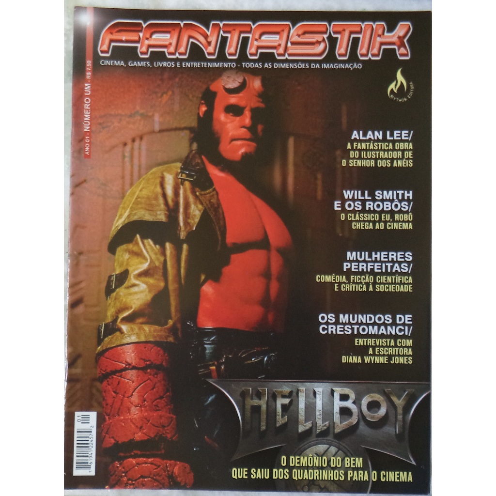 Revista Fantastik nº 1 - hellboy ( Cinema )