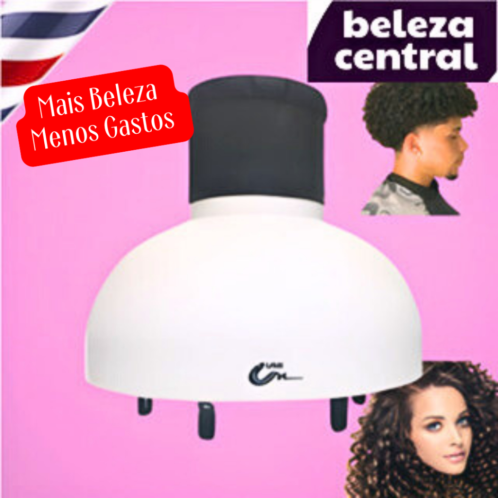 Difusor Ar Potente Cabelos Cacheados Volumosos Rapidez p Cabeleireiro Barbeiro - Anti Frizz - Umi