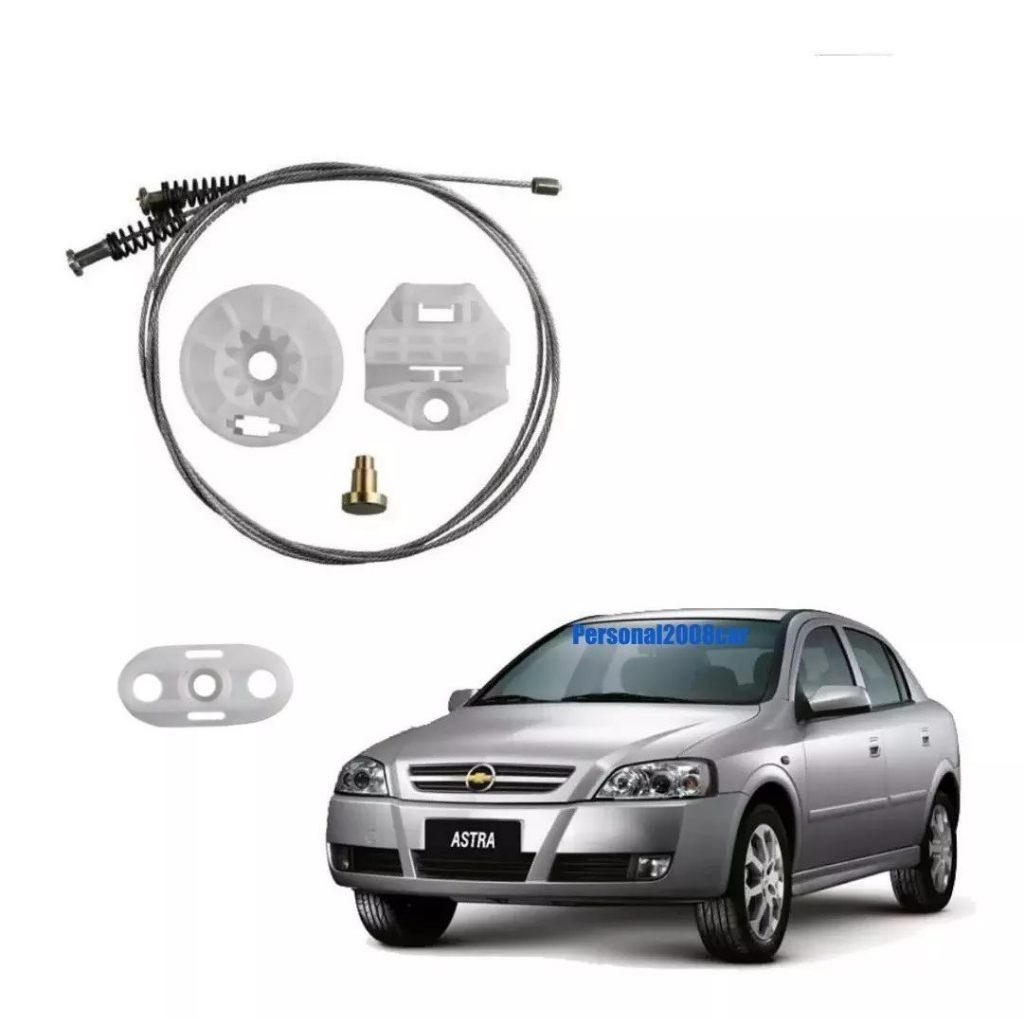 Kit Reparo para Maquina Vidro Eletrico traseira Astra Porta Traseira Le ou LD