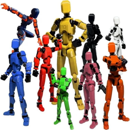 Dummy 13 Robô Móvel Figura De Ação Boneco feito em impressão 3D articulado para montar
