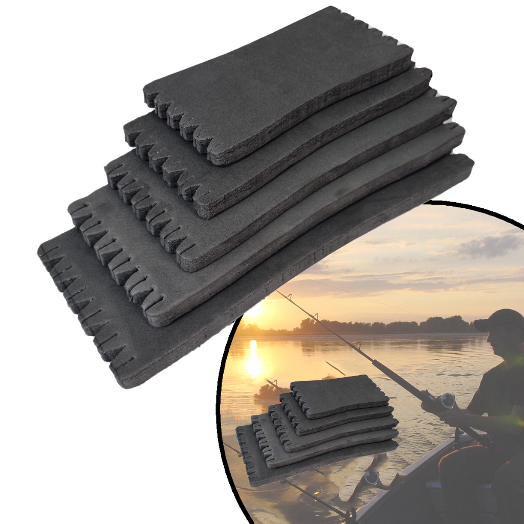 Pesca Porta Anzol chicote kit 10 Peça P/ Fixação de linhas Anzol e Isca Artificial 5 Tam Diferente