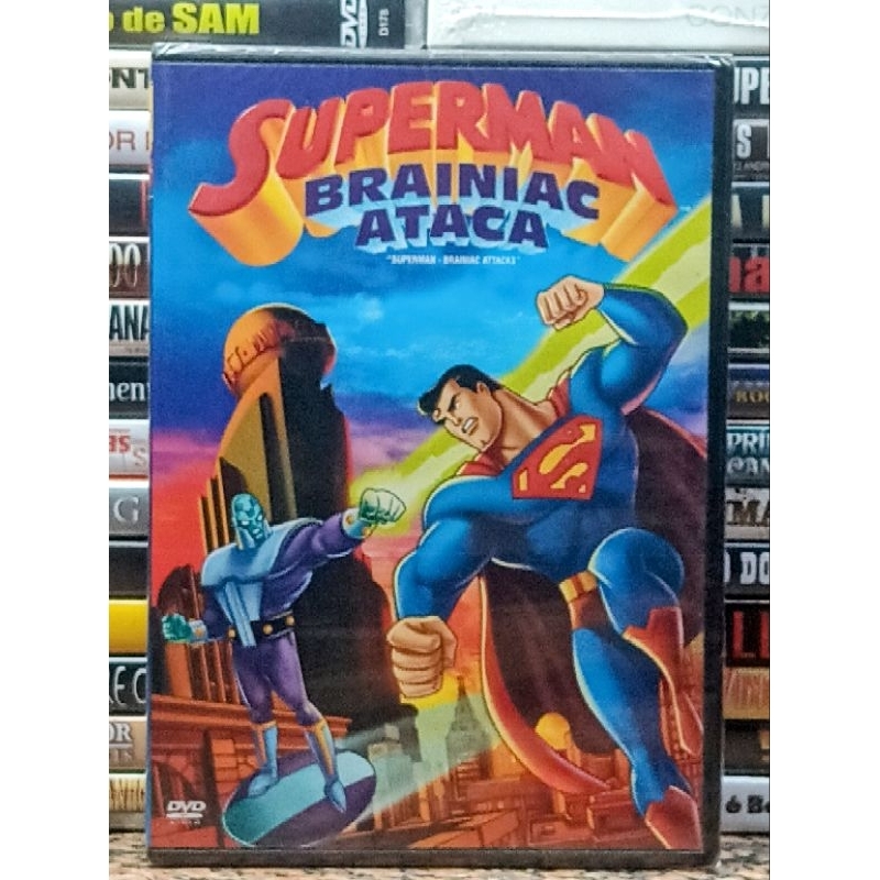 DVD Superman - Brainiac Ataca - Edição ORIGINAL DC - Animação / Aventura / Herói - Novo Lacrado