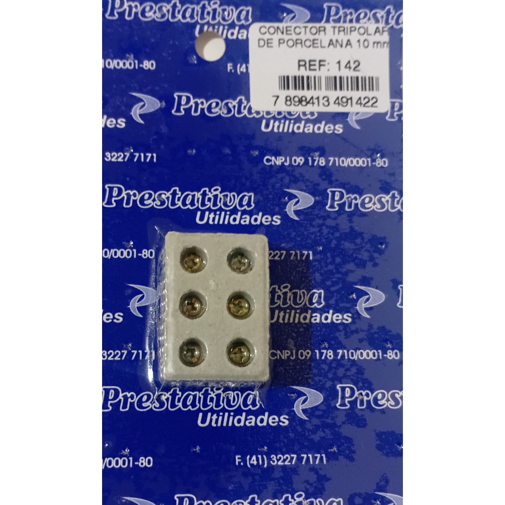 Resistencia Fame 127v + conector tripolar e porcelana 10mm