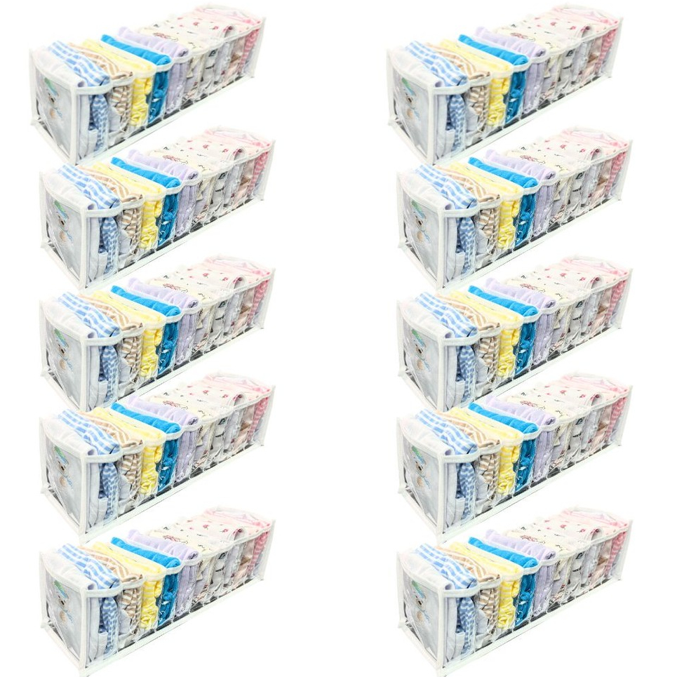 KIT 10 Colmeia Organizador guarda roupa P Premium bebe 10 espaços - Maison Plus