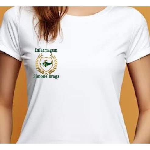 Camisetas baby look plus size enfermagem logo brasão, enfermeira enfermagem, técnico em enfermagem