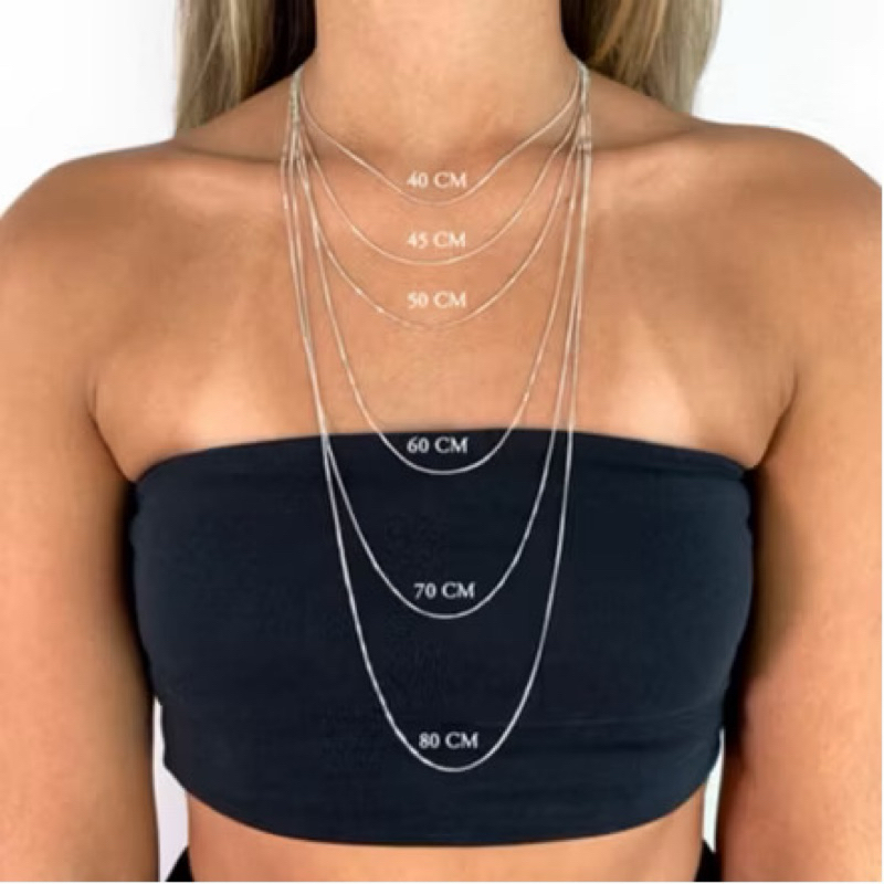 Corrente veneziana prata 925 legítima em Oferta na Shopee